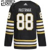 Boston Bruins Hockeydrakt 100th Anniversary David Pastrnak 2023-24 Svart Adidas Authentic - Barn